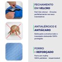 Ver imagem 4 de Kit Capa de Travesseiro Fronha Impermeável Napa Premium Hospitalar Fechamento em Velcro - Azul Royal