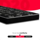 Ver imagem 6 de Colchão Solteiro Aloa 88 Espuma D20 - Tampo Preto 12cm
