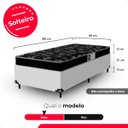 Ver imagem 4 de Colchão Solteiro Aloa 88 Espuma D20 - Tampo Preto 12cm