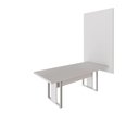 Ver imagem 3 de Mesa de Reunião Industrial 2,0m e Painel de Tv Escritório F5 Cor:cinza