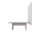 Ver imagem 4 de Mesa de Reunião Industrial 2,0m e Painel de Tv Escritório F5 Cor:cinza