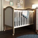 Ver imagem 1 de Berço Minicama 3 em 1 Padrão Americano com Rodízios Noah Móveis Peroba
