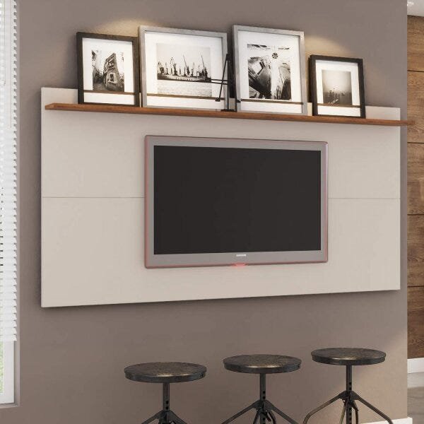 Painel para TV até 55 Polegadas Twin Espresso Móveis