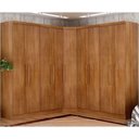 Ver imagem 1 de Guarda-roupa Em Mdf Com 9 Portas E 6 Gavetas Cumaru