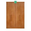 Ver imagem 7 de Guarda-roupa Em Mdf Com 9 Portas E 6 Gavetas Cumaru