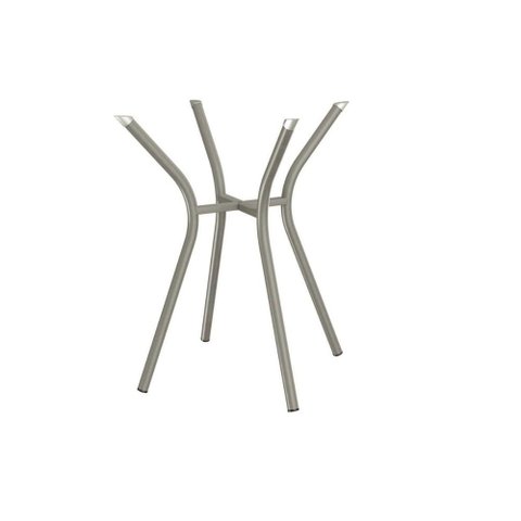 Base Mesa de Jantar Sardenha M086 Aço S/ Tampo Niquel - Kappesberg