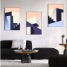 Kit com 3 Quadros em Lona Arquitetura 40x60cm - 1