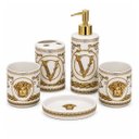 Ver imagem 1 de Jogo para Banheiro Lavabo Versace 5 Peças