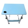 Mesa Mesinha Lateral Cama Multiuso Notebook Café Porta Copo:azul - 1