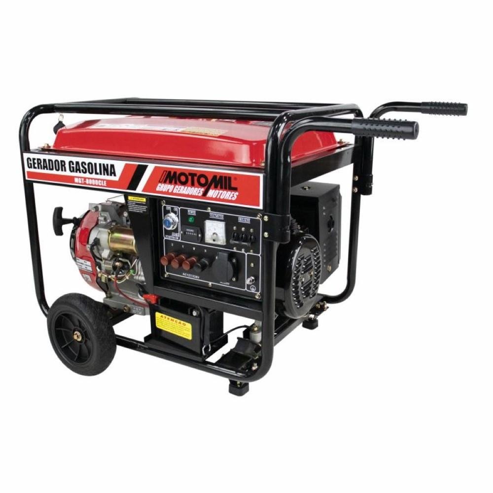 Gerador Gasolina 8 KVA Trifásico 220V MGT-8000CLE Motomil - 2