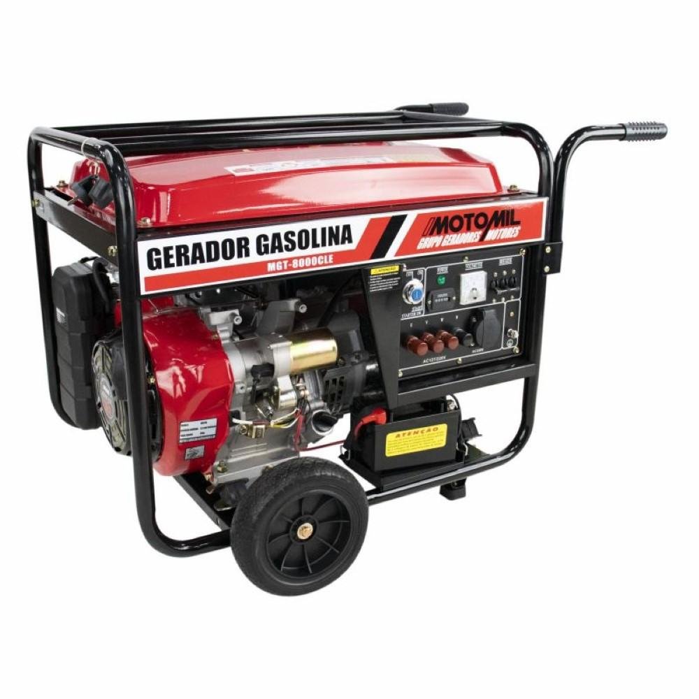 Gerador Gasolina 8 KVA Trifásico 220V MGT-8000CLE Motomil - 3