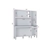 Armário Cozinha Completa Bárbara 6 Portas 1 Gaveta Mdp/mdf Poquema Móveis - 4