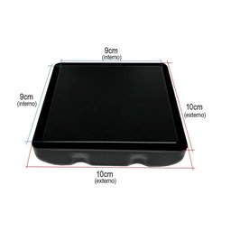 Ralo Inox Square Tampa Oculta Invisivel 10x10 - Metal - 4 Ralo Inox Square Tampa Oculta Invisivel 10x10 - Metal - 4