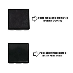 Ralo Inox Square Tampa Oculta Invisivel 10x10 - Metal - 3 Ralo Inox Square Tampa Oculta Invisivel 10x10 - Metal - 3