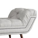 Ver imagem 4 de Recamier Sofá Divã Namoradeira Sienna 140 Cm Casal Linho