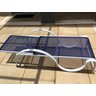 Kit 2 Cadeiras Espreguiçadeiras Piscina Jardim Aluminio Tela	azul Marinho - 3