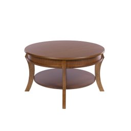 Mesa de Centro Mandarim em Madeira Cor Imbuia - 1