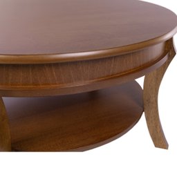 Mesa de Centro Mandarim em Madeira Cor Imbuia - 2