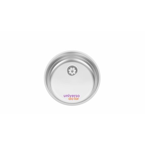 Cuba de Embutir Tramontina Luna em Aço Inox Polido 38 Cm Aço Inox