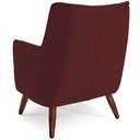 Ver imagem 7 de Kit 02 Poltronas Decorativa Fixa Pés de Madeira Isabella D02 Veludo Marsala C-278 - Lyam Decor