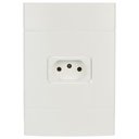 Ver imagem 1 de Conjunto Tomada 2 Pinos + Terra 10 Amperes 250 Volts Branco Lunare - Prm444721 - Schneider Conj.toma