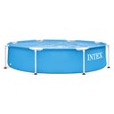 Ver imagem 4 de Piscina Estrutural Metal Galvanizado 1.828 Litros Com Bomba Filtrante Intex - 110v