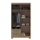 Ver imagem 2 de Guarda-roupa 4 Portas 2 Gavetas Rp2422 Wood Decibal Wood
