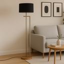 Ver imagem 2 de Luminaria Salone Abajur de Chao Moderno Sala Quarto:preto/champanhe