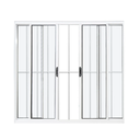 Ver imagem 1 de Janela de Correr Alumínio Branco 04f com Grade Classic