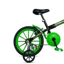 Ver imagem 4 de Bicicleta Bike Infantil Aro 16 Ravok com Rodinhas 3 a 7 Anos Cor:verde