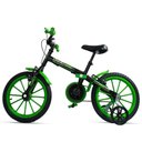 Ver imagem 2 de Bicicleta Bike Infantil Aro 16 Ravok com Rodinhas 3 a 7 Anos Cor:verde