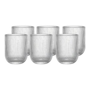 Jogo de Copos de Vidro Reluz 6 Peças Haus Concept Vidro