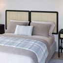 Ver imagem 4 de Cabeceira Cama Box Casal Queen Painel com Telinha 160cm Moss A03 Nero