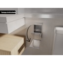 Ver imagem 4 de Dispenser de Papel Higiênico Cai-Cai Pro em Aço Inox Escovado