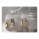 Ver imagem 3 de Dispenser de Papel Higiênico Cai-Cai Pro em Aço Inox Escovado
