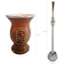 Ver imagem 2 de Conjunto Kit Cuia e Bomba para Chimarrão Mate Terere Porongo Bota