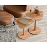 Kit Mezanino Mesa de Centro Paris Moderno Decorativa Sala e Quarto Design Premium Cor Nature - 3