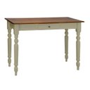 Ver imagem 2 de Aparador para Sala com 1 Gaveta e Pés Torneados - Verde Chá Laca com Tampo Imbuia Glazer