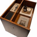 Ver imagem 4 de Mesa de Cabeceira Vivian Amêndoa Suspensa MDF Criado Movel
