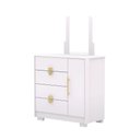 Ver imagem 2 de Cômoda Sapateira Vollard 4 Gavetas 1 Espelho 1 Porta com Prateleira Branco G98 - Gran Belo