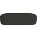Ver imagem 5 de Kit 02 Puffs Decorativos Orgânicos para Living Quarto 195cm Doha W01 Linho Verde Musgo - Lyam Decor