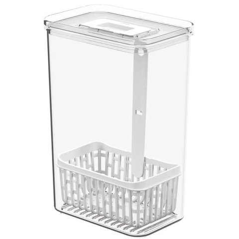 Organizador de Temperos para Geladeira Dry 2,3l Plástico Cesto Interno Conservador