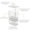 Ver imagem 3 de Organizador de Temperos para Geladeira Dry 2,3l Plástico Cesto Interno Conservador