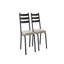 Ver imagem 2 de Kit com 2 Cadeiras Sala de Jantar Cozinha Europa