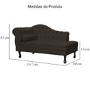 Ver imagem 6 de Divã Recamier Larissa Corino 150cm Lado Direito + Brinde