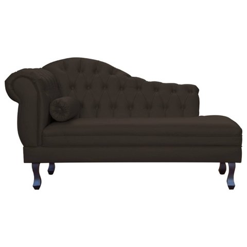 Divã Recamier Larissa Corino 150cm Lado Direito + Brinde