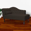 Ver imagem 3 de Divã Recamier Larissa Corino 150cm Lado Direito + Brinde