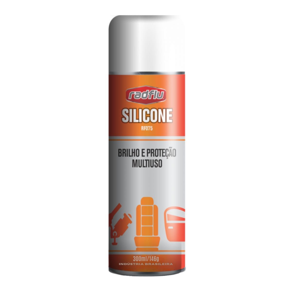 Silicone Líquido Multiuso Spray Proteção Brilho Renova 300ml