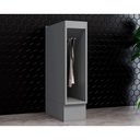Ver imagem 1 de Gabinete de Cozinha Modulado Balcão Americana c/ Porta Toalha s/ Tampo 20cm Cinza - Henn