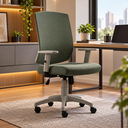 Ver imagem 1 de Cadeira de Escritório Giratória Ergonômica NR17 New Opus Relax Verde Oliva Roal